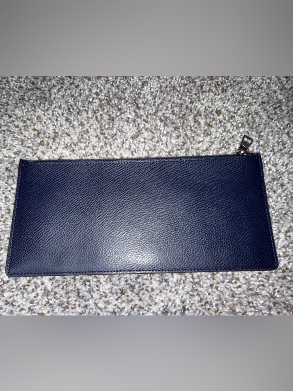 Coach slim blue leather wallet - Picture 2 of 8